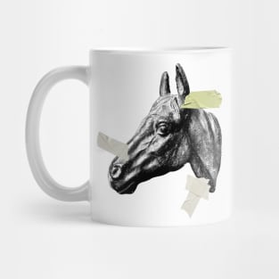 Horses Head, Tape, Moodboard Style Horse Mug